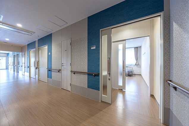 6部屋ある簡易陰圧室