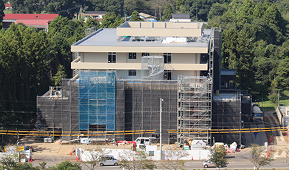 外観が少しずつ確認できるようになりました